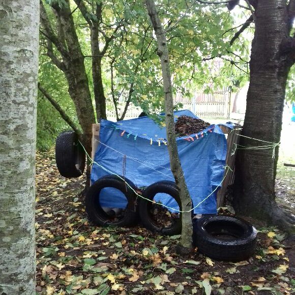 Lloches yn y goedwig